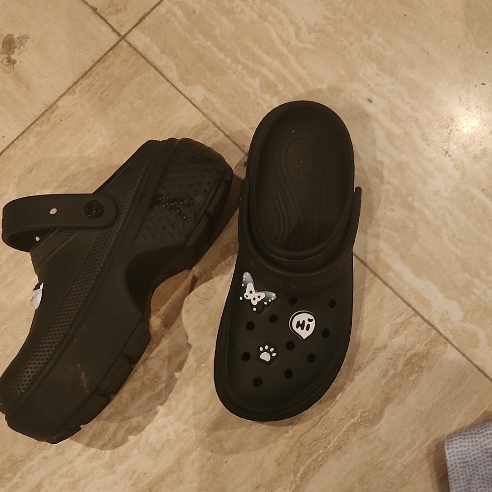 CROCS Black Mules Comfortable Clogs